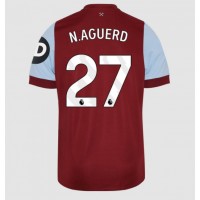 Camiseta West Ham United Nayef Aguerd #27 Primera Equipación Replica 2023-24 mangas cortas